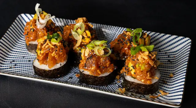 Spicy Tuna Volcano Rolls