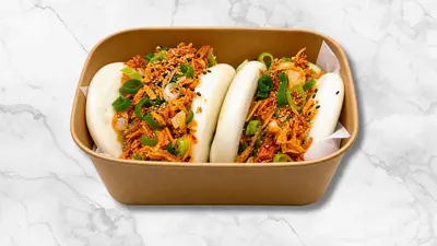 Hot Honey Chicken Tender Bao Bun