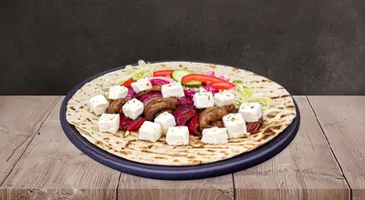 Veggie & Feta Kebab In Wrap