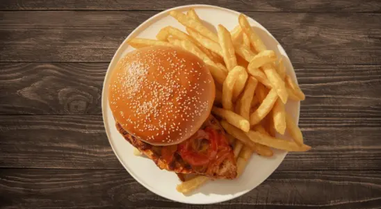 Spicy Chicken Fillet Burger Meal