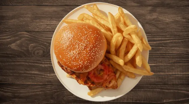 Spicy Chicken Fillet Burger Meal