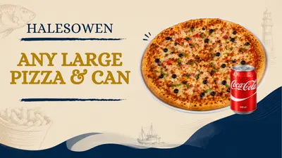 Any Large Pizza & Can
