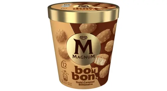 Magnum Bonbon Gold Caramel Billionaire