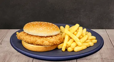 Kids Fried Chicken Burger Meal
