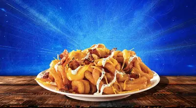 Curly Fries with Cheese