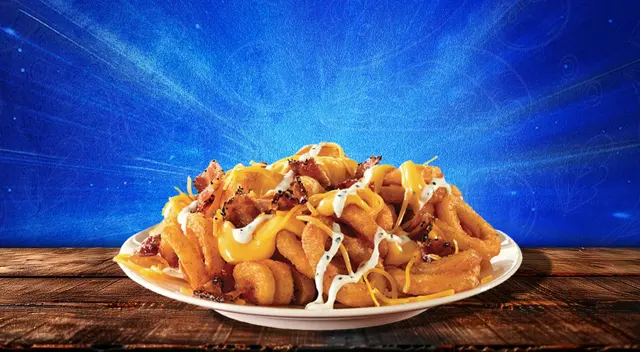 Curly Fries with Cheese
