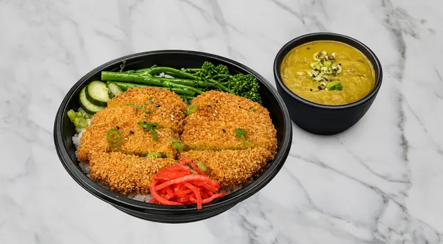 Pumpkin Katsu Curry Donburi