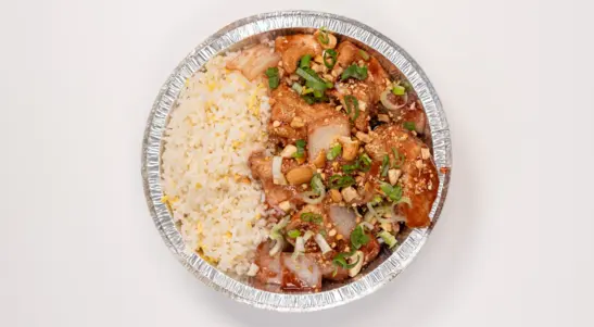 Cashew Chicken with Egg Fried Rice - Chinese Delivery in East Hendred OX12