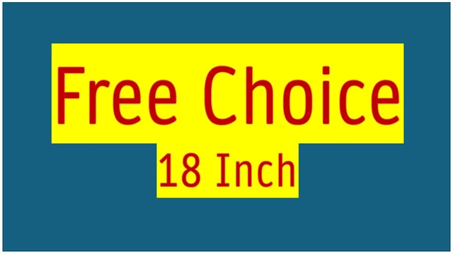 The Free Choice Pizza 18"