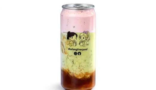 Strawberry Foam Matcha Latte