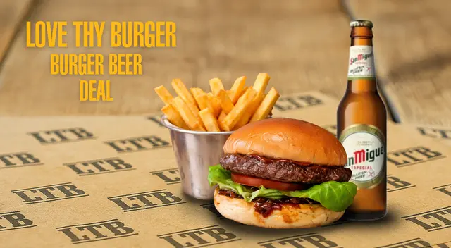 LTB Burger Beer Deal