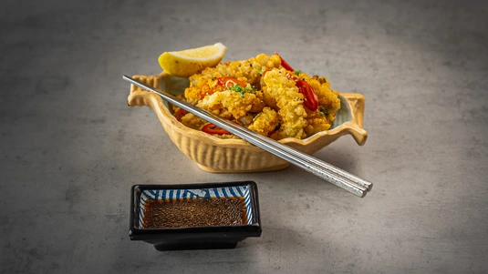 CRISPY PEPPER SQUID - Hosomaki Delivery in Welshwood Park CO4