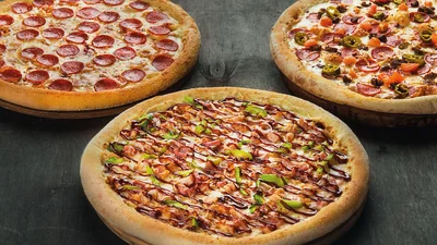 3 x 16" Pizzas