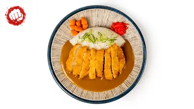 SHORYUKEN CHICKEN KATSU CURRY WITH RICE