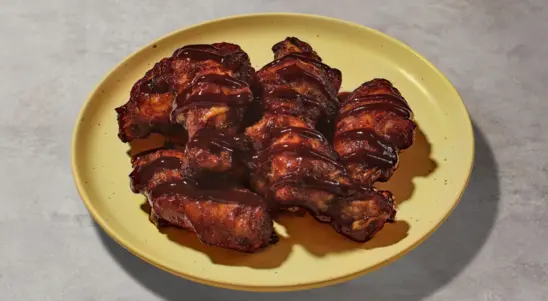 BBQ Chicken Wings (Half Portion)