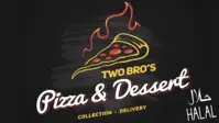 Two Bro's Pizza logo