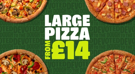 £14 Two Topping Large Pizza