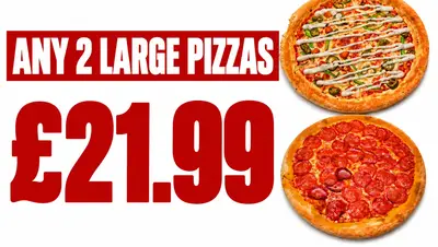 Any 2 Large Pizza