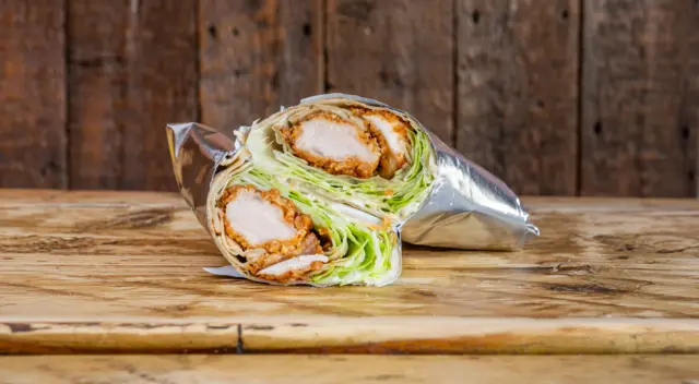 Fried Buttermilk Chicken Wrap