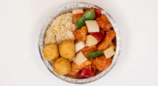 Sweet & Sour Chicken with Egg Fried Rice - Noodles Collection in East Hagbourne OX11