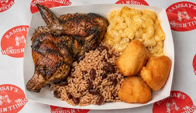 Quarter Jerk Chicken Combo