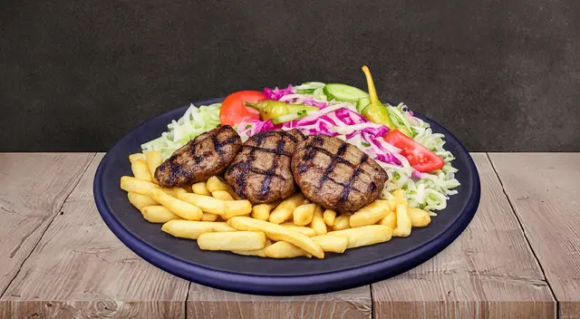 Lamb Kofte On Fries