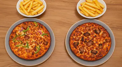 Two Large Pizzas & 2 Sides