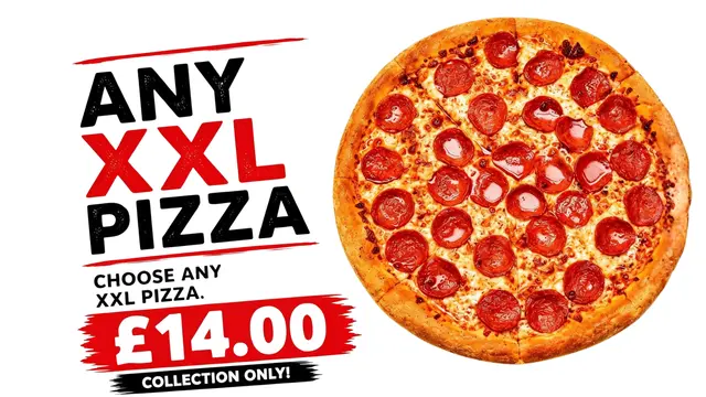 Any XXL Pizza