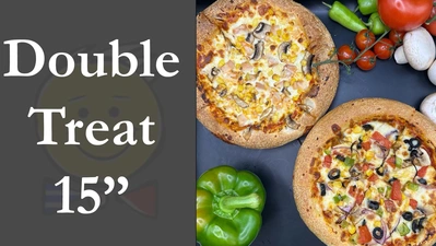 Double Pizza Treat 15 Inch