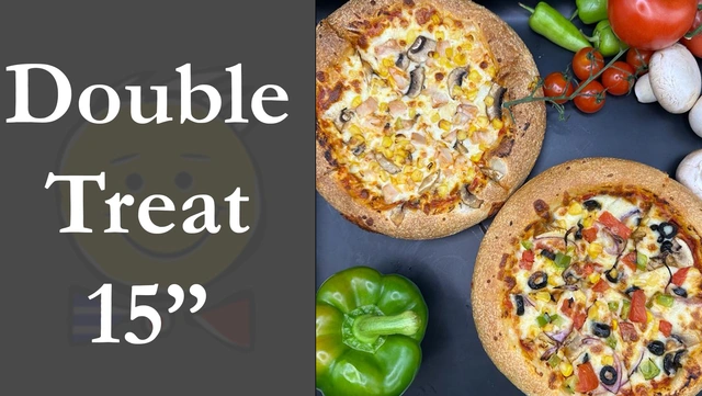 Double Pizza Treat 15 Inch