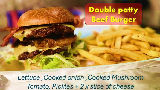 Gourmet Beef Burger - Ice Cream Delivery in Enfield Lock EN3