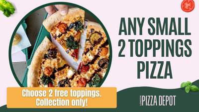 Any Small 2 Toppings Pizza