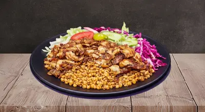 Chicken Doner On Bulgur Rice
