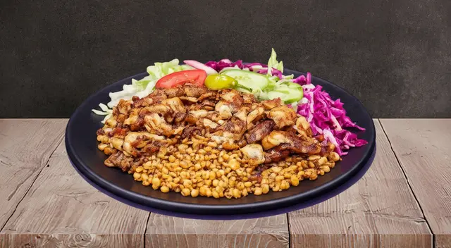 Chicken Doner On Bulgur Rice