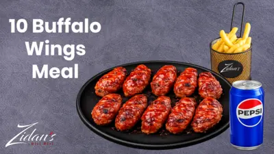 10 Buffalo Wings Meal