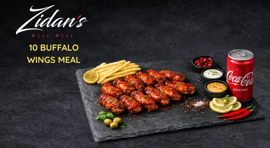 10 Buffalo Wings Meal
