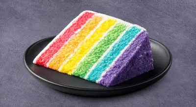 Rainbow Tower Cake