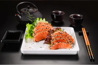 Seared Salmon Sashimi