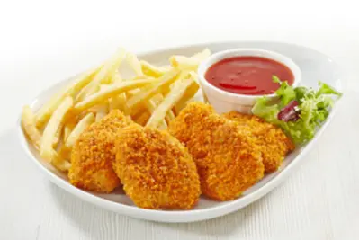 Chicken Nuggets with Chips