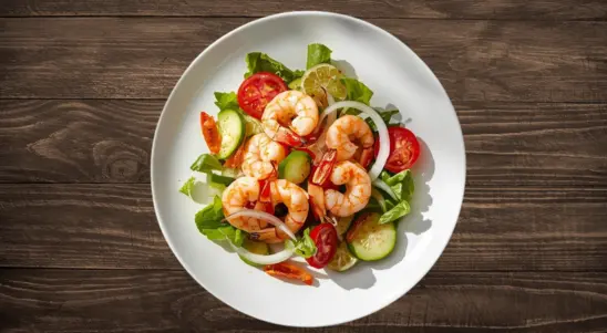 Prawns in Sauce Salad - Pizza Delivery in Hicks Forstal CT3