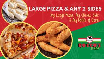 Large Pizza & Any 2 Sides