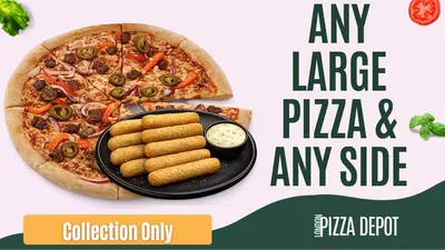 Any Large Pizza and Any Side