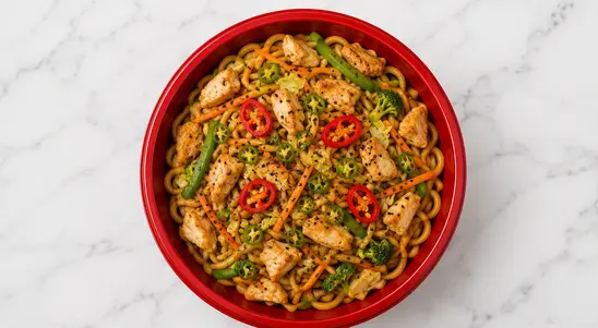 Chicken Yakisoba
