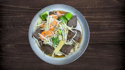 Vegan Beef with Mixed Vegetables🍃