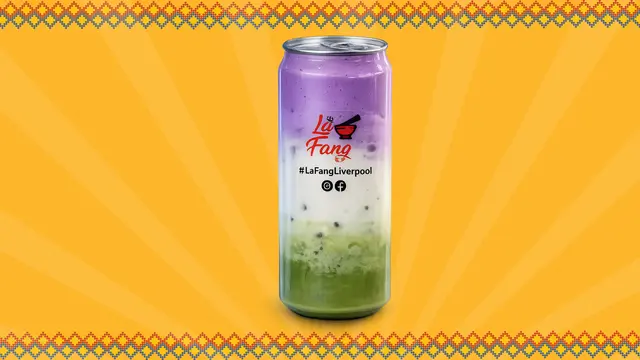 Ube Foam Matcha Latte