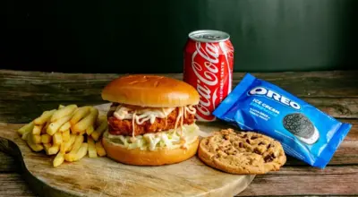 Chicken Burger Meal for 1
