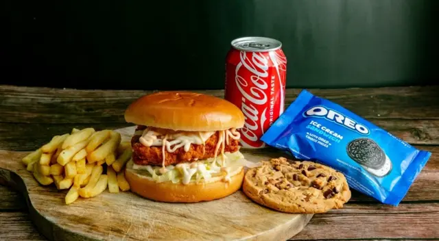 Chicken Burger Meal for 1