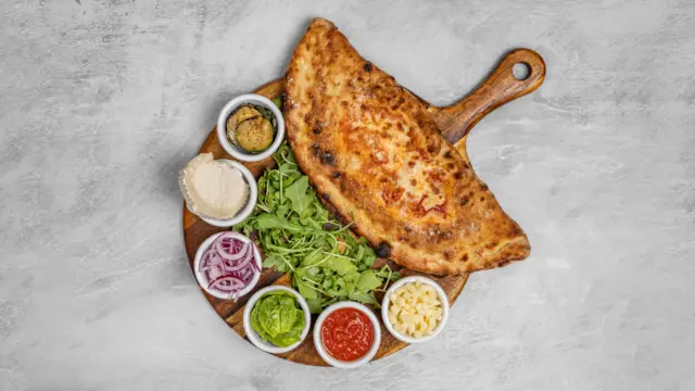 Spinach Goat Cheese Calzone