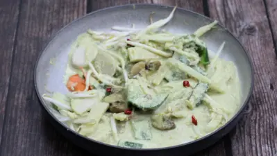 Mixed Vegetable Thai Green Curry 🌶🌶🍃