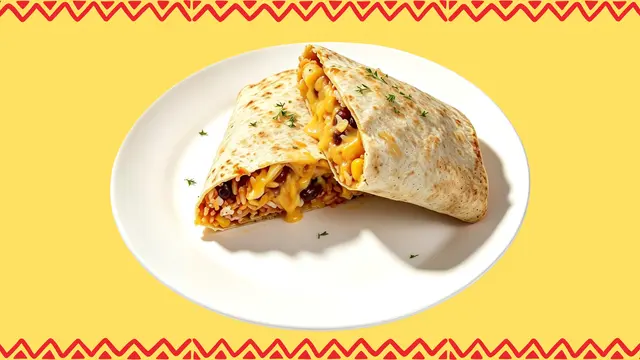 Veggie Burrito with Cheese  (original style, toasted)